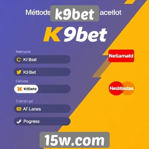 Métodos de pagamento aceitos pelo k9bet